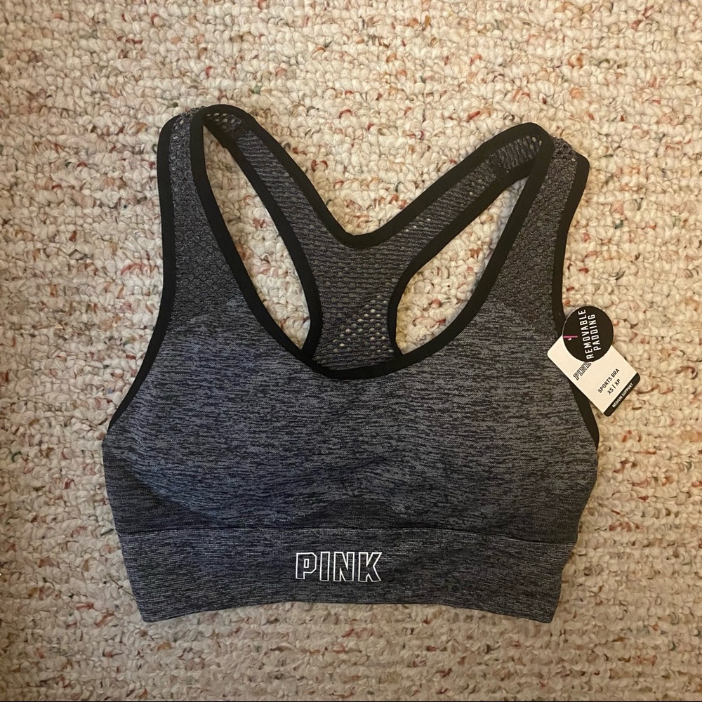 Pink Sports Bra